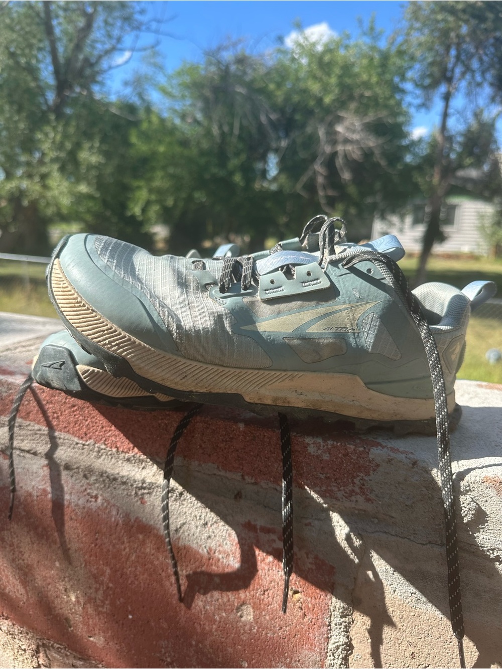 Altra Women's Pale Blue Trail Running Shoes - Picture 2 of 6